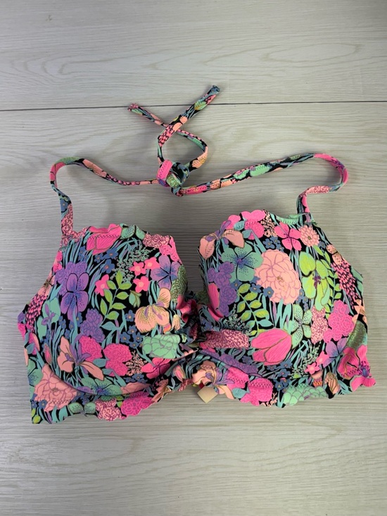 Victoria's Secret Other - Victoria's Secret Fluorescent Bikini with Adjustable Straps size 34D